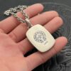 CHROME HEARTS High-Quality Cross with Vine Motif Pendant Necklace, Size: 60CM