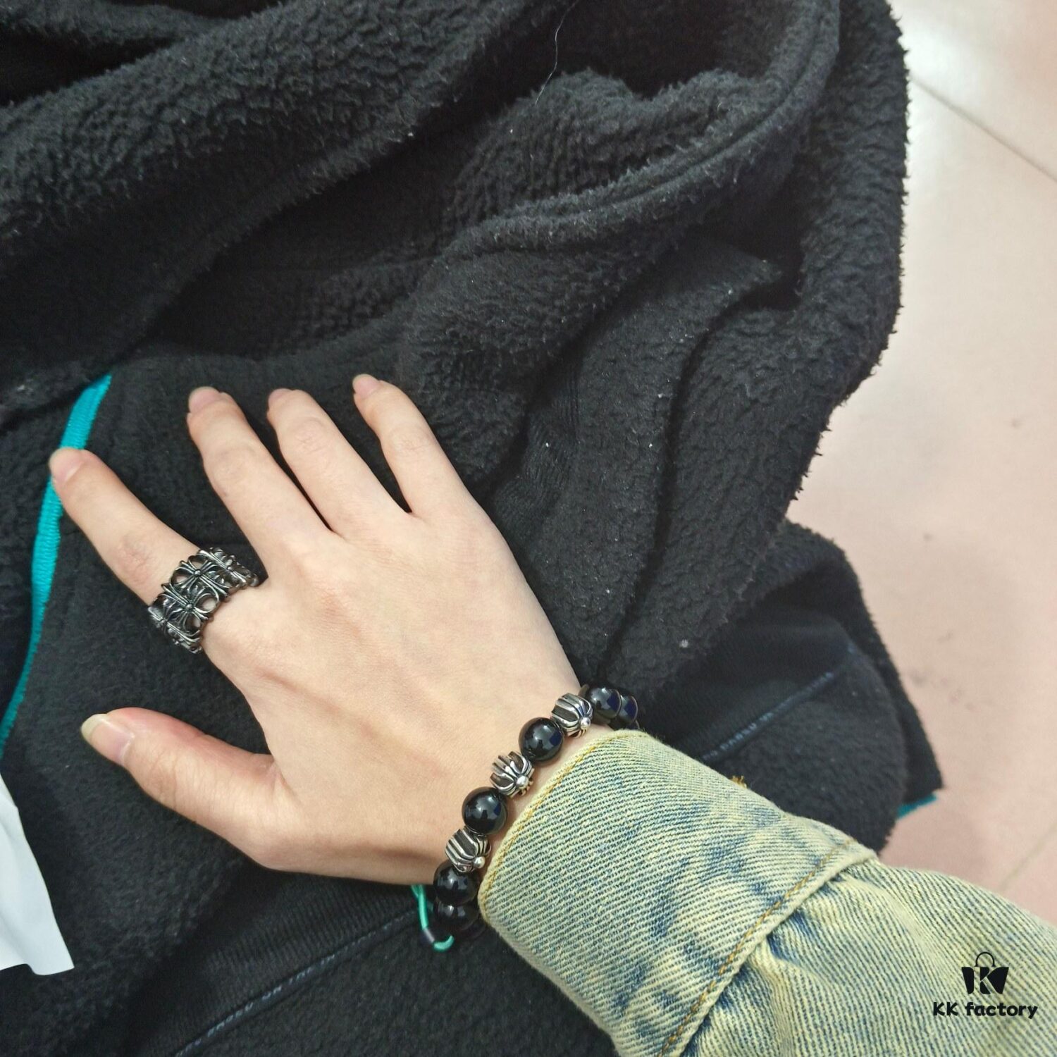 69300c2b12f62673a6fabd1c Today's Recommendation: Couple's Black and White Diamond Mourning Rings