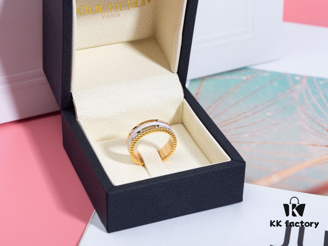 69300c4412f62673a6fabd47 Quatre White Series Ring, brilliantly showcasing the radiant brilliance of the brand's collection. This piece combines ceramic material with mirror inlay technology, enhancing the sparkle of diamonds. Exquisitely elegant and feather-light, it adds luminous charm to minimalist styles or all-black ensembles, perfect for versatile styling.