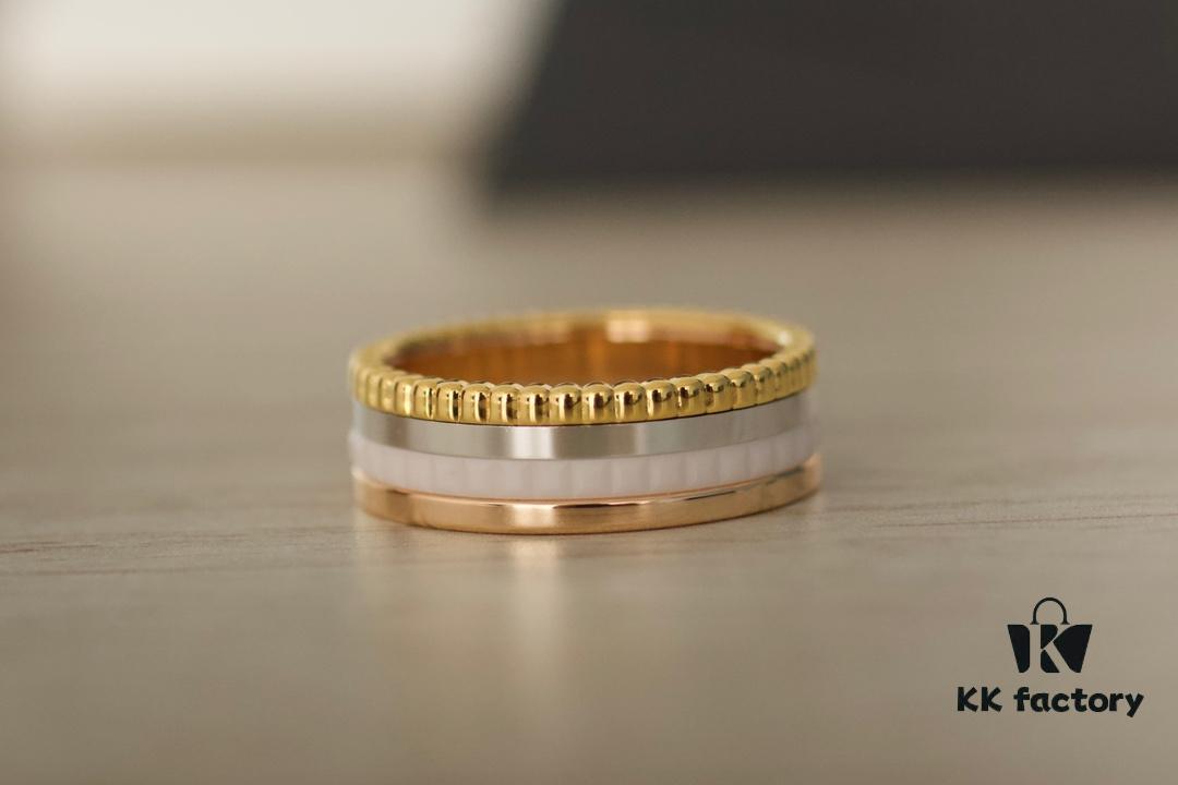 69300c4d12f62673a6fabd55 Quatre White Collection Ring, Brilliant and Radiant, Showcasing the Brand's Iconic Luster