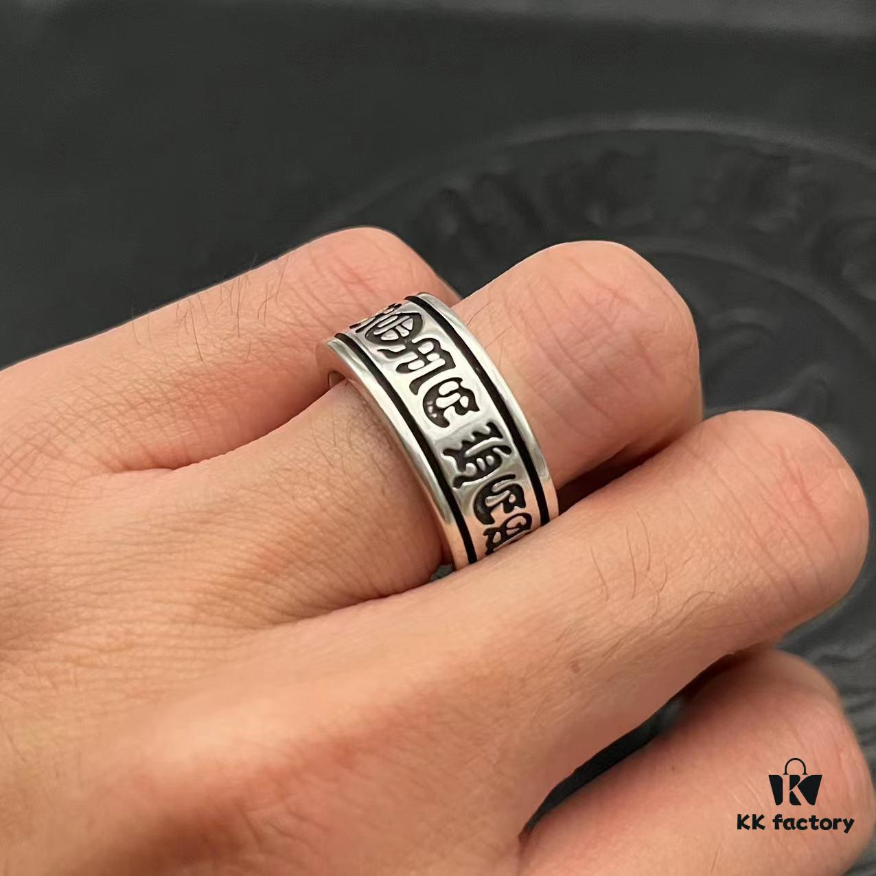 CHROME HEARTS High-Quality Open Scroll Ring