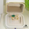 69300c6812f62673a6fabd83 Boucheron Goutte Ring 💧 SERPENT BOHÈME Ring 💍 Classic and Modern, Diamond-Paved Drop Design with Delicate Yellow Gold Pearl Surround, Contemporary Aesthetic, Thick Gold Plating, Branded Boucheron Open-Ring Design, One Size Fits All, Exquisitely Beautiful to Wear 👼