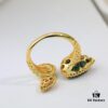 69300c6912f62673a6fabd87 Boucheron Goutte Ring 💧 SERPENT BOHÈME Ring 💍 Classic and Modern, Diamond-Paved Drop Design with Delicate Yellow Gold Pearl Surround, Contemporary Aesthetic, Thick Gold Plating, Branded Boucheron Open-Ring Design, One Size Fits All, Exquisitely Beautiful to Wear 👼