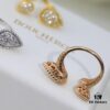 69300c6b12f62673a6fabd8b Boucheron Goutte Ring 💧 SERPENT BOHÈME Ring 💍 Classic and Modern, Diamond-Paved Drop Design with Delicate Yellow Gold Pearl Surround, Contemporary Aesthetic, Thick Gold Plating, Branded Boucheron Open Ring, One Size Fits All, Exquisitely Beautiful to Wear 👼