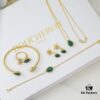 69300c7812f62673a6fabdaa Boucheron Goutte Necklace 💧 SERPENT BOHÈME Necklace. Classic and modern, featuring a teardrop-shaped design embellished with diamonds, surrounded by delicate yellow gold pearls, embodying contemporary aesthetics. Logo-engraved Boucheron necklace, adjustable length of 45cm for a stunning fit. 👼【Large Teardrop Necklace】 Brand Story: The teardrop symbolizes giving to the one you love most.