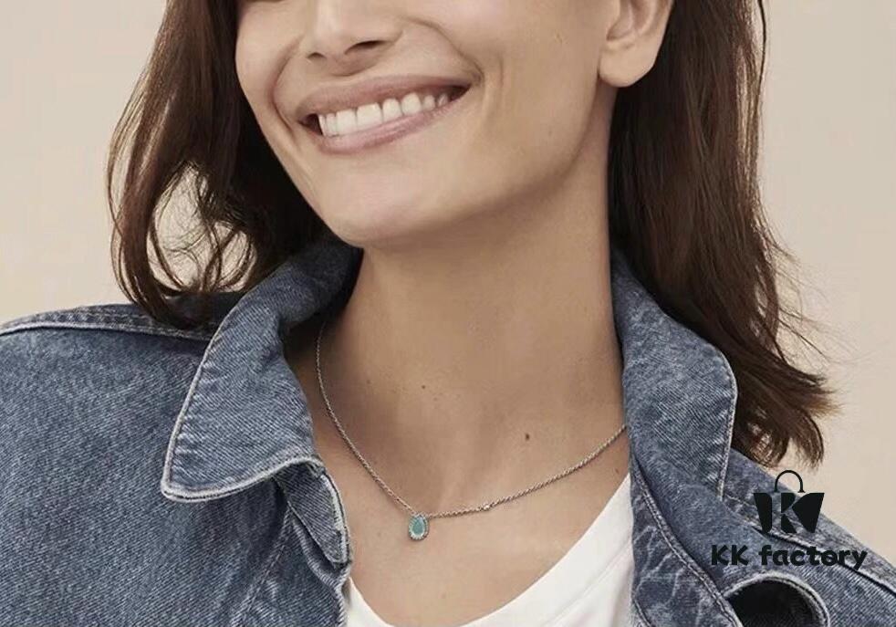 69300c7812f62673a6fabdac Boucheron Goutte de Ressac Necklace 💧 SERPENT BOHÈME Collection. Timeless and modern, featuring a droplet-shaped design embellished with pave diamonds, perfectly aligned with contemporary aesthetics. Logo-engraved Boucheron necklace, 45cm length with adjustable chain for an elegant fit 👼. Petite droplet necklace. Brand story: the water droplet symbolizes 'For the one I love most.'