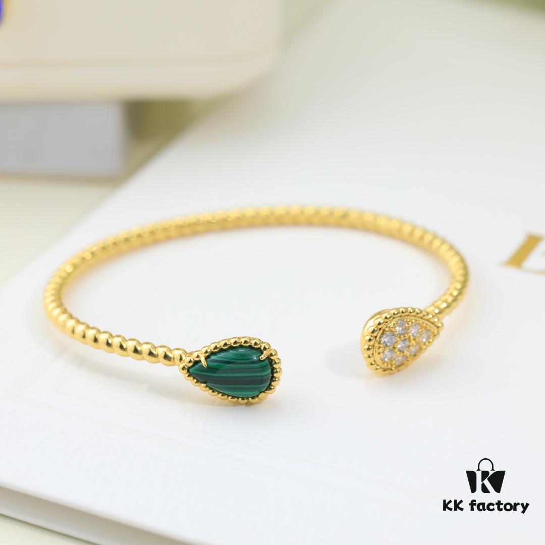 69300c8112f62673a6fabdc0 Boucheron Goutte Bracelet 💧 SERPENT BOHÈME Classic and Modern, Diamond-Set Water Drop Design with Delicate Yellow Gold Pearl Surround, Thick Gold Plating, Logo-Embossed Boucheron Bracelet, Simple and Elegant Square Shape, Exceptional Wearing Effect 👼 | The Water Drop Collection Symbolizes Love for the Dearest One
