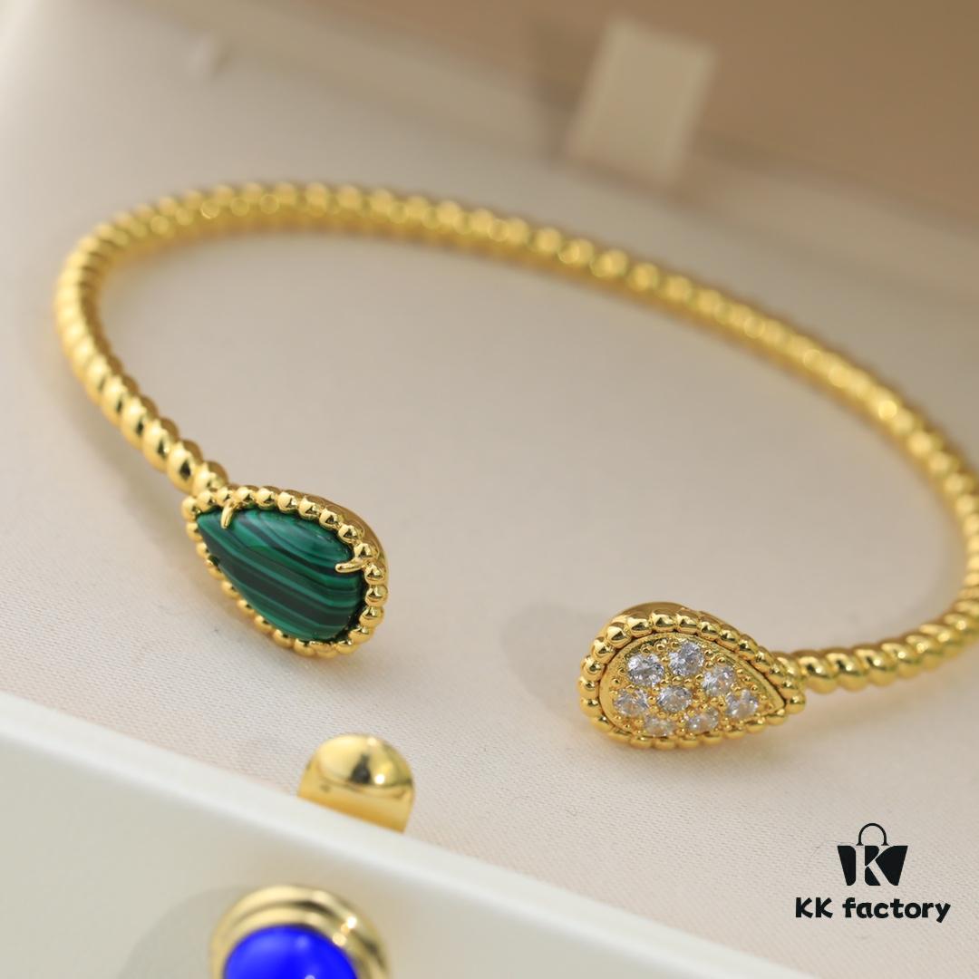 69300c8112f62673a6fabdc1 Boucheron Goutte Bracelet 💧 SERPENT BOHÈME Classic and Modern, Diamond-Set Water Drop Design with Delicate Yellow Gold Pearl Surround, Thick Gold Plating, Logo-Embossed Boucheron Bracelet, Simple and Elegant Square Shape, Exceptional Wearing Effect 👼 | The Water Drop Collection Symbolizes Love for the Dearest One