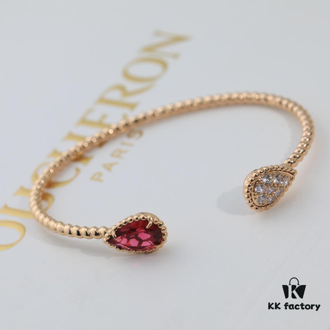 69300c8512f62673a6fabdc9 Boucheron Goutte Bracelet 💧 SERPENT BOHÈME Classic and Modern, Diamond-Set Droplet Design with Delicate Yellow Gold Pearls, Thick Gold Plating, Logo-Embossed Boucheron Bracelet, Simple and Elegant Square Shape, Exquisite Wearing Effect 👼 The Droplet Collection Symbolizes Love for the Dearest