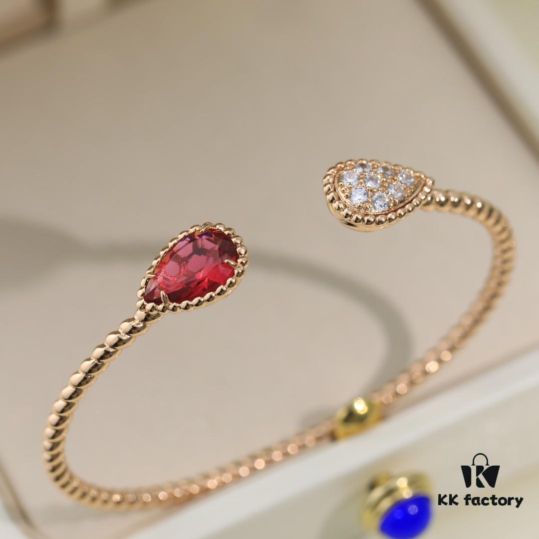 69300c8512f62673a6fabdca Boucheron Goutte Bracelet 💧 SERPENT BOHÈME Classic and Modern, Diamond-Set Droplet Design with Delicate Yellow Gold Pearls, Thick Gold Plating, Logo-Embossed Boucheron Bracelet, Simple and Elegant Square Shape, Exquisite Wearing Effect 👼 The Droplet Collection Symbolizes Love for the Dearest