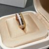 69300c9b12f62673a6fabdf6 White Ceramic + Rose Gold + White Gold Two-Tone Boucheron Wedding Bands