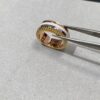 69300c9c12f62673a6fabdf8 White Ceramic + Rose Gold + White Gold Two-Tone Boucheron Wedding Bands