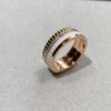 White Ceramic + Rose Gold + Diamond + White Gold Two-Tone