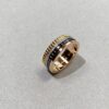 Black + Rose Gold + Diamond + White Gold Two-Tone