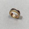 Black + Rose Gold + Diamond + White Gold Two-Tone