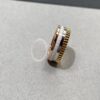 69300cad12f62673a6fabe0d White Ceramic + Rose Gold + White Gold Two-Tone Boucheron Wedding Bands