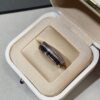 Black Brown and White Gold Color-Blocked