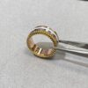 69300cb212f62673a6fabe15 White Ceramic + Rose Gold + White Gold Two-Tone Boucheron Wedding Bands