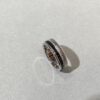 Black Brown and White Gold Color-Blocked