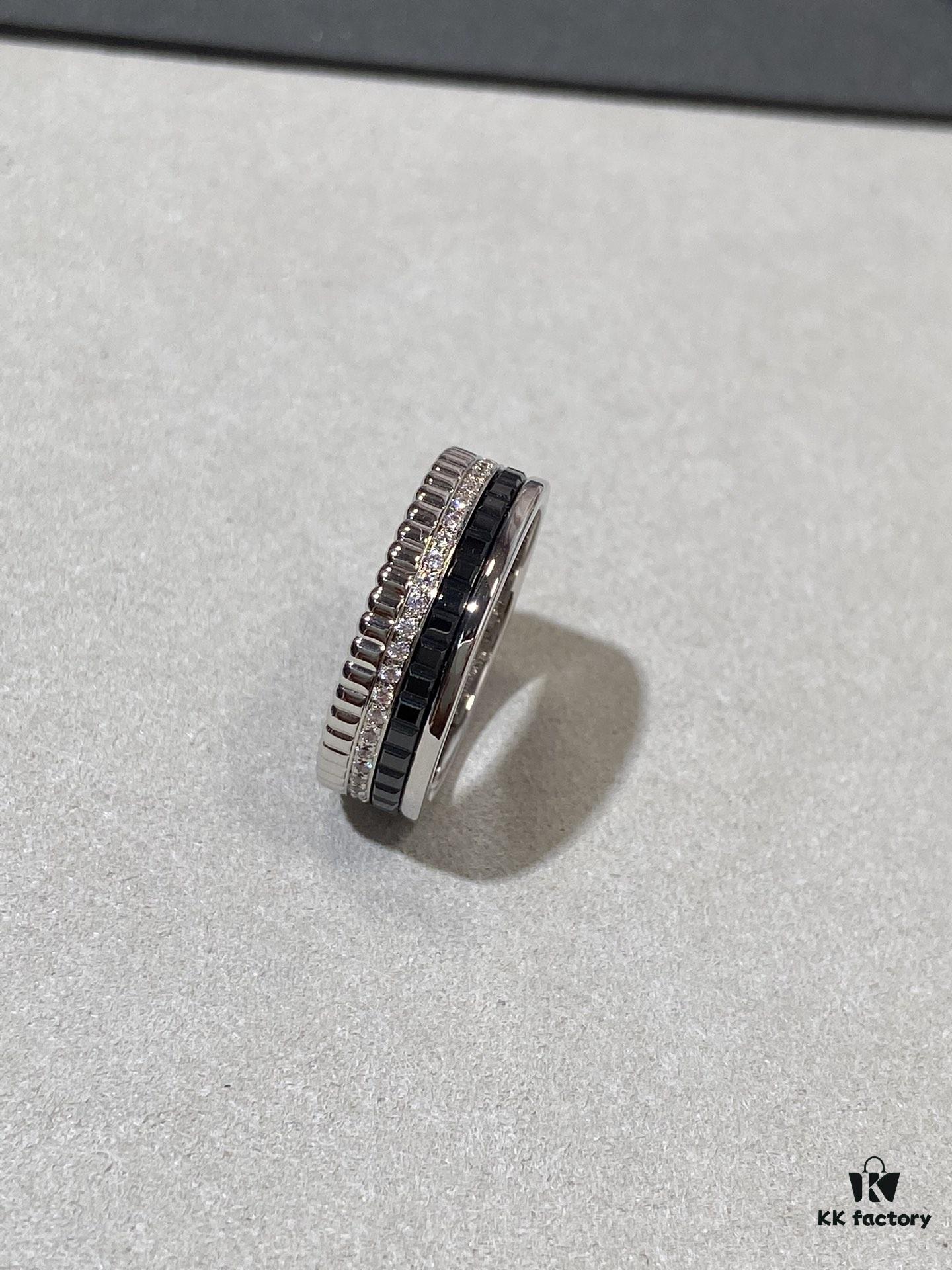 Black Brown and White Gold Color-Blocked