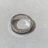 Black Brown + White Gold Two-Tone, Dark Brown Ceramic Diamond-Free Polished Surface