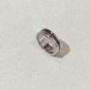 Black Brown + White Gold Two-Tone, Dark Brown Ceramic Diamond-Free Polished Surface