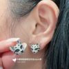 69300cc212f62673a6fabe31 Boucheron Leopard Cat Earrings