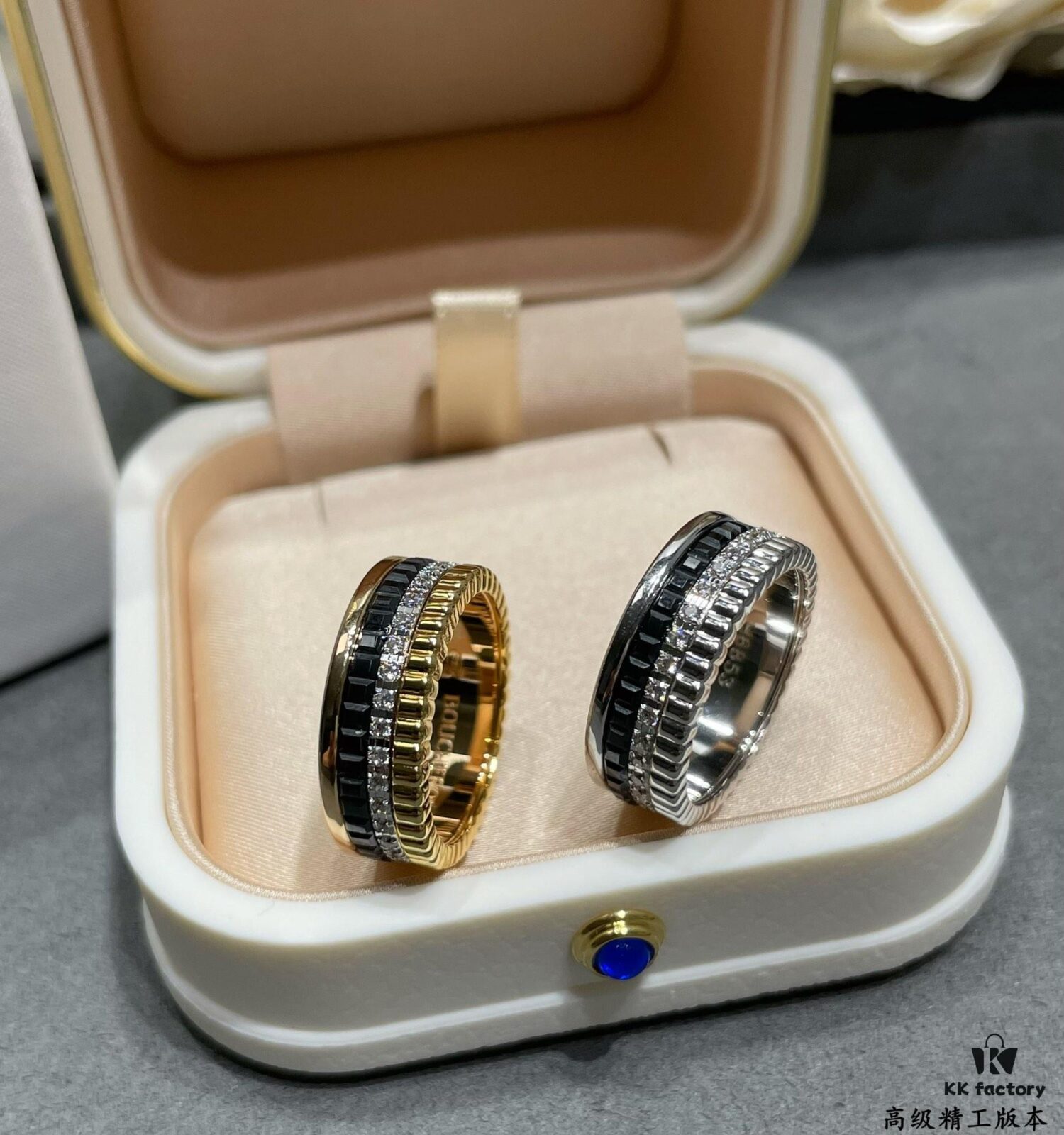 69300cc912f62673a6fabe3b Boucheron Black Ceramic Ring 💍 Boucheron Quatre Collection Classic Piece 👍