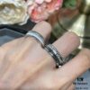 69300cca12f62673a6fabe3d Boucheron White Ceramic Ring 💍 Boucheron Quatre Collection Classic Piece 👍