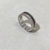 Black Brown and White Gold Color-Blocked