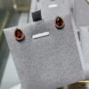 Boucheron Rose Garnet Single Teardrop Earrings, Bohemian Teardrop Inspired by 'Love and Protection'