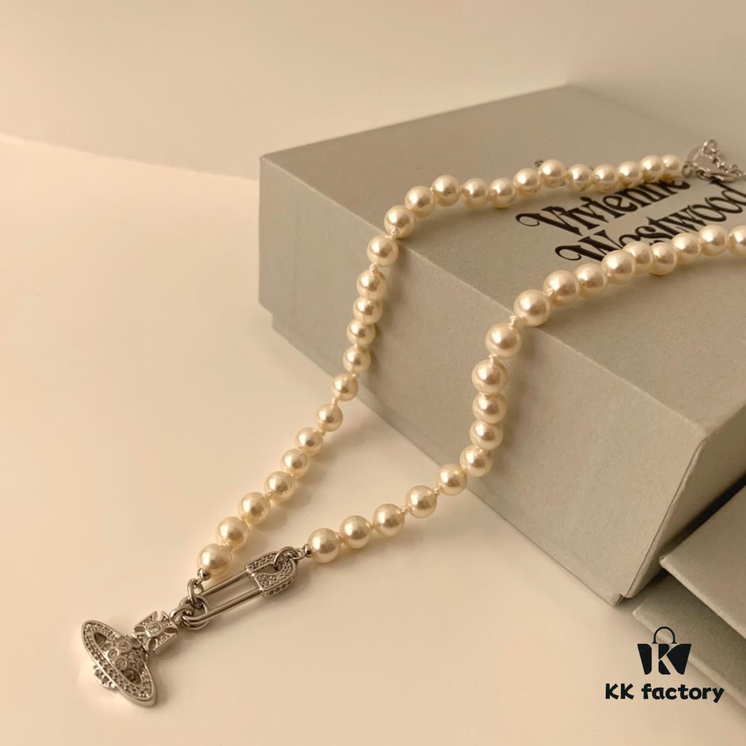 69300cde12f62673a6fabe60 Vivienne Westwood Pearl Pin Necklace