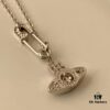 69300ce512f62673a6fabe6d Vivienne Westwood Queen of Fashion Brooch Necklace