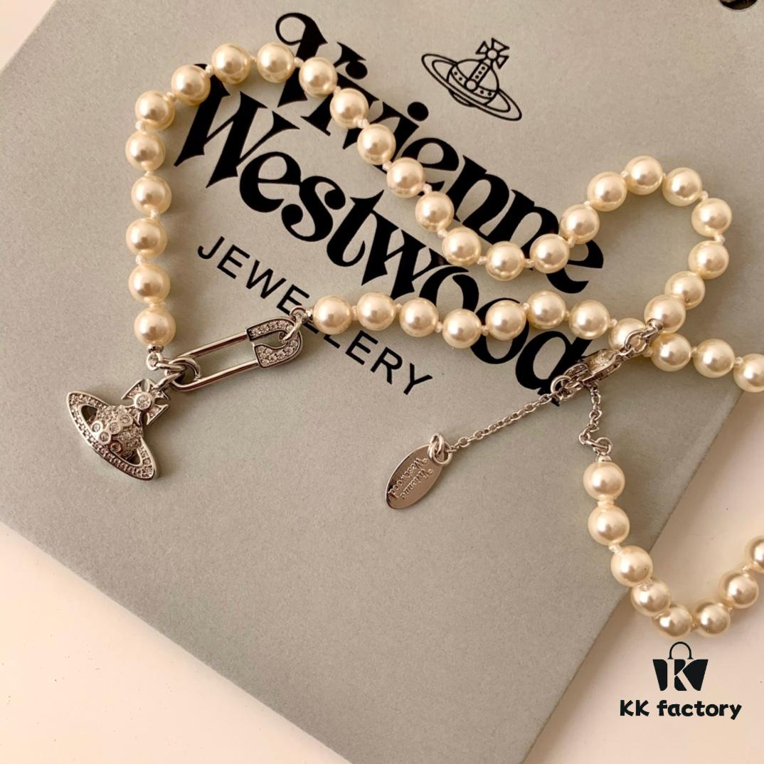 69300ce612f62673a6fabe71 Vivienne Westwood Pearl Pin Necklace