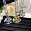 69300d1812f62673a6fabedd Westcott New 3D Crystal Planet Saturn Necklace In Stock