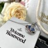 69300d2512f62673a6fabeef Westcott New 3D Crystal Planet Saturn Necklace In Stock