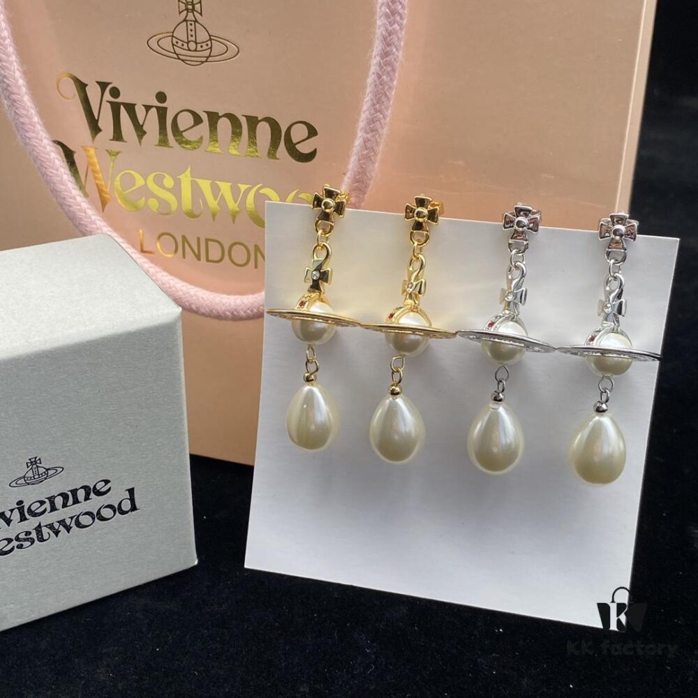 69300d2612f62673a6fabef2 VIVIENNE WESTWOOD New Stud Earrings