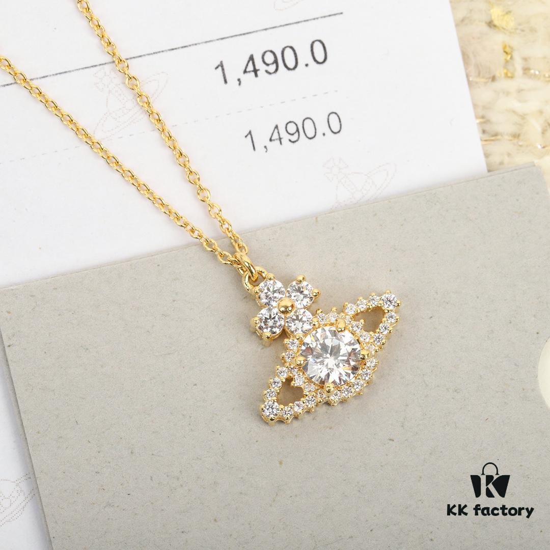 69300d3b12f62673a6fabf10 Vivienne Westwood Saturn Necklace