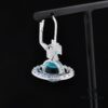 Vivienne Westwood Ongoing Gradient Crystal Earrings - Silver Blue
