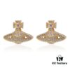 69300d6212f62673a6fabf68 Westminster Micro-Paved Zircon Saturn Stud Earrings - Gold