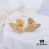 69300d6312f62673a6fabf6b Westminster Micro-Paved Zircon Saturn Stud Earrings - Gold