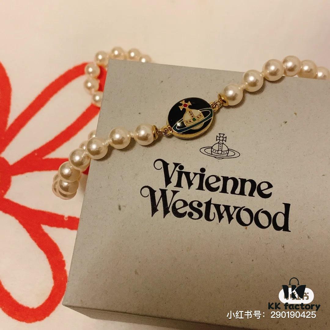 69300d8312f62673a6fabfa3 West Queen Enamel Pearl Necklace with Magnetic Clasp, Two Colors Available in Stock