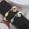 69300d8912f62673a6fabfae Wholesale European and American Fashion Jewelry Minimalist Enamel 3D Lock Pearl Cuff Bracelet for Women Drop Shipping Assorted Batch