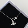 69300d9112f62673a6fabfbb Vivian New Arrival Pin Saturn Necklace, Perfect for Showcasing the Neckline