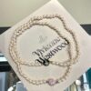 69300d9212f62673a6fabfbd West Queen Enamel Pearl Necklace with Magnetic Clasp, Two Colors Available in Stock