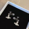 Vivian New Arrival Saturn Stud Earrings with Pin Design