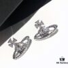 69300da612f62673a6fabfda Vivienne Westwood Saturn Planet Set Crown Earrings and Necklace, Celebrity Style, Custom Diamond-Inlaid Saturn Design, Fashion Trendsetter