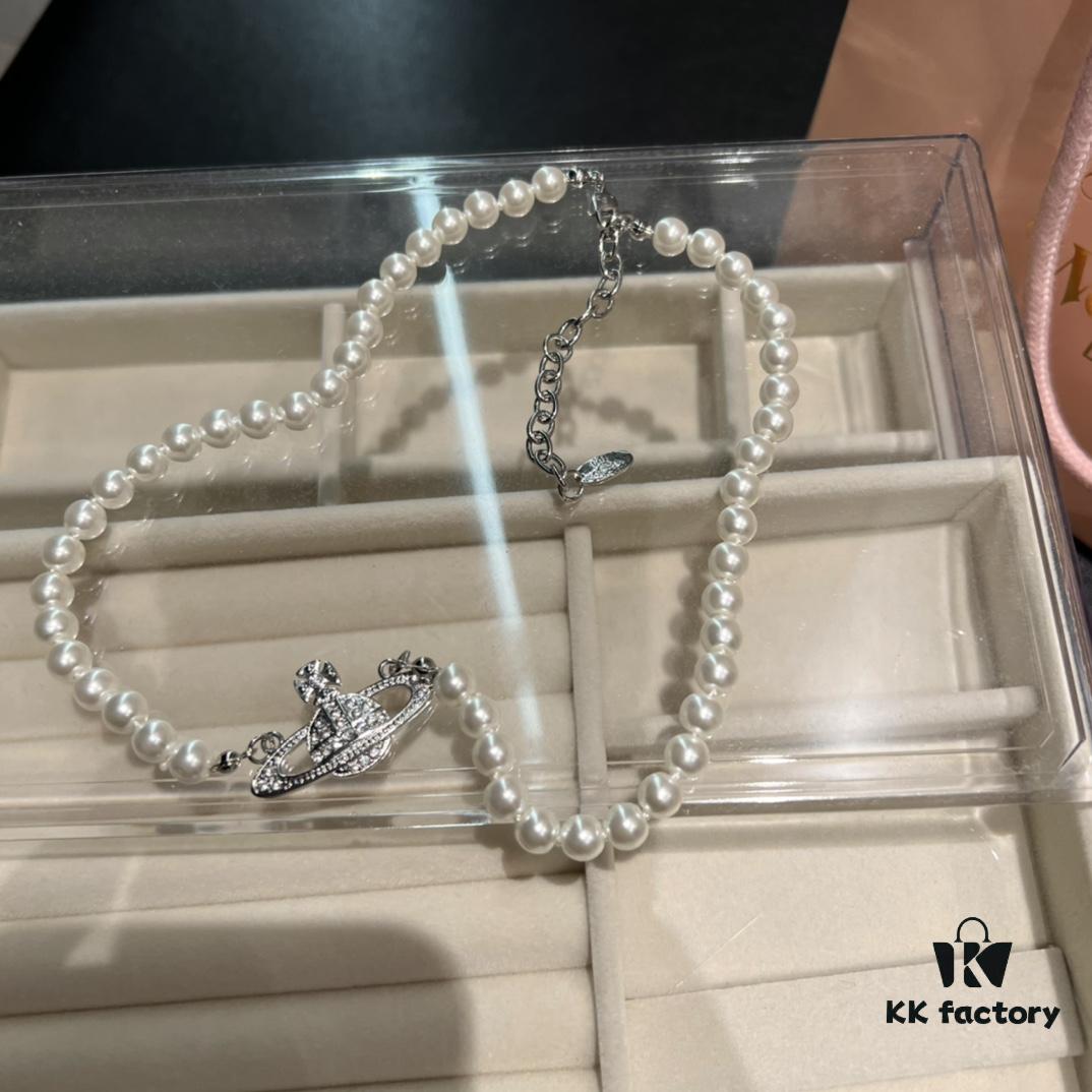 Single Saturn Necklace (Without Pin)