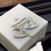 69300e0312f62673a6fac03e Saturn Full Diamond Series Ear Studs in Gold/Silver