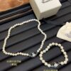 69300e0c12f62673a6fac046 Enamel Pearl Series - Necklace / Bracelet - Pink Silver / Black Gold / Black Silver